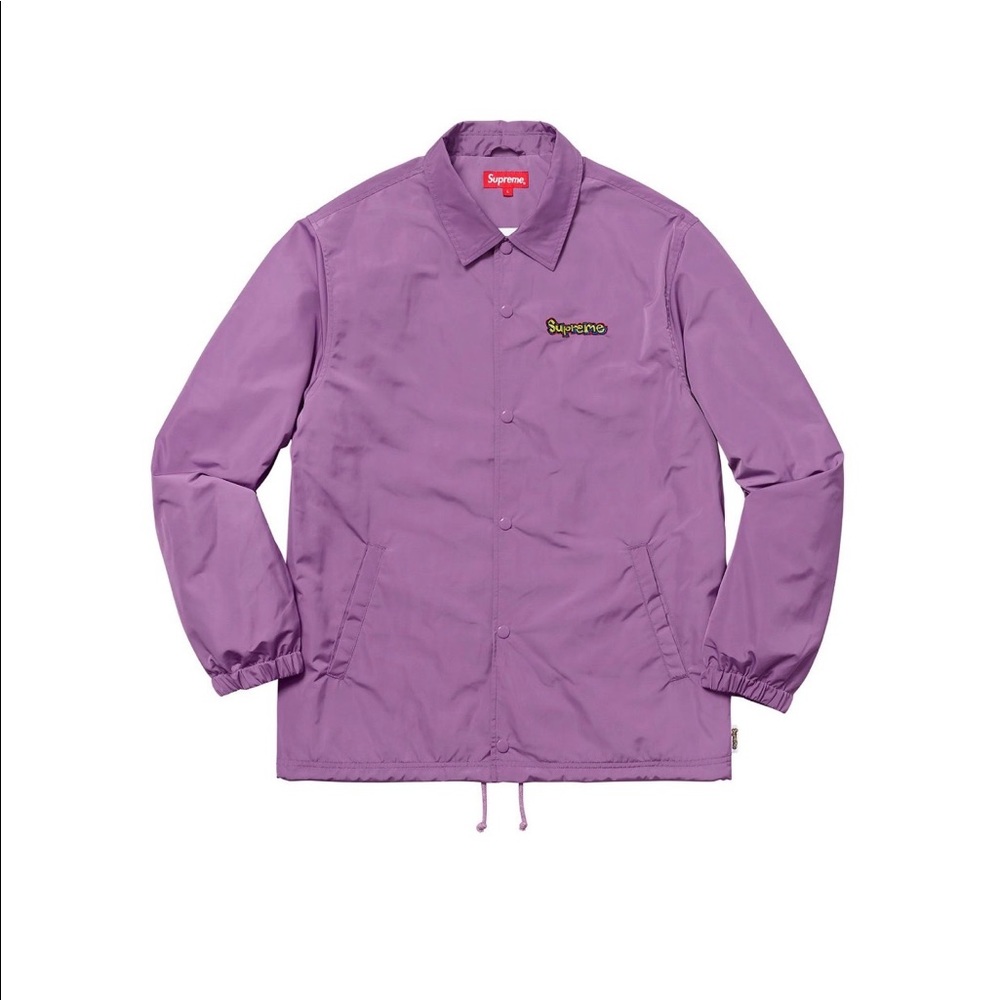 Supreme Gonz Logo Coaches Jacket Violet